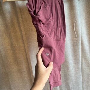 lululemon athletica Burgundy Leggings